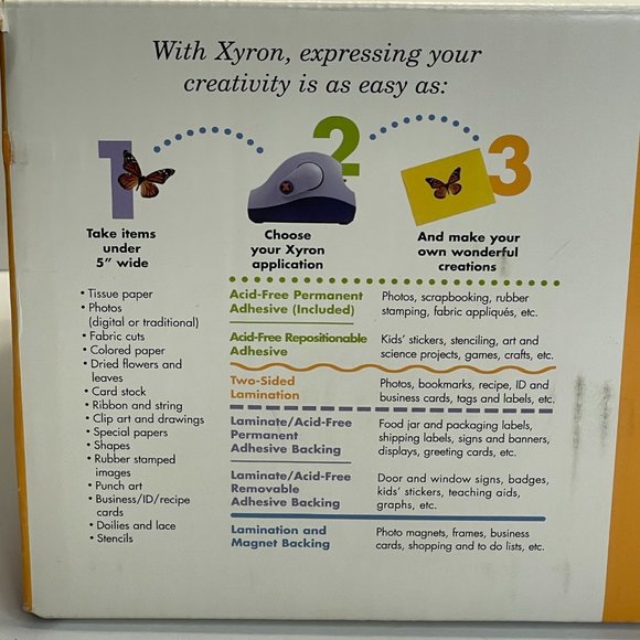 Xyron Model 510 Laminator Labels and Magnet Maker Crafts  MACHINE up to 5" wide - Picture 13 of 13